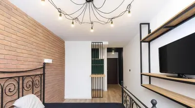 Telewizja i/lub zestaw kina domowego w obiekcie Gold Apartament