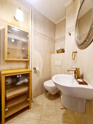 Plan piętra w obiekcie Quiet apartment near metro and old town