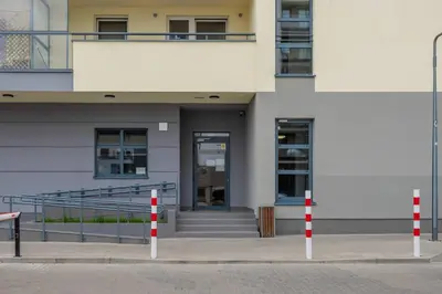 Budynek, w którym mieści się apartament