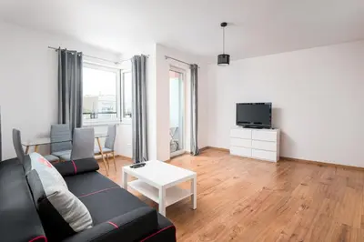 Telewizja i/lub zestaw kina domowego w obiekcie Racjonalizacji Paris Apartment by BookingHost