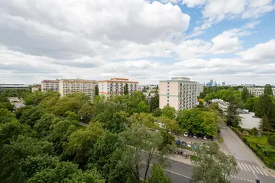 Budynek, w którym mieści się apartament