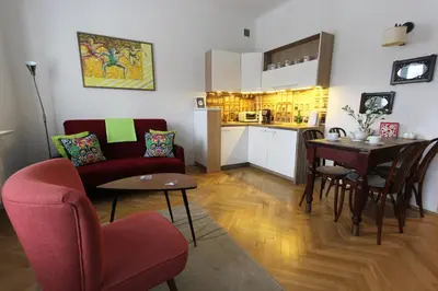 Kuchnia lub aneks kuchenny w obiekcie Krakowskie Przedmieście 