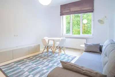 Część wypoczynkowa w obiekcie OLD MOKO Różana by VAYA STAYS