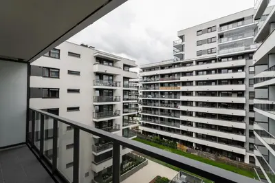 Budynek, w którym mieści się apartament