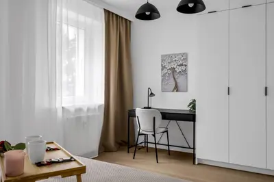 Plan piętra w obiekcie Ochota Three-Bedroom Apartment - 79m2, Parking, Balcony - by Rentujemy