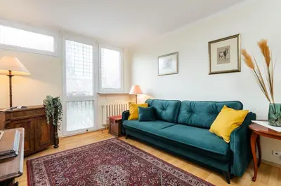 Część wypoczynkowa w obiekcie Classic Apartment Grzybowska