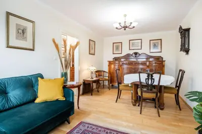 Część wypoczynkowa w obiekcie Classic Apartment Grzybowska