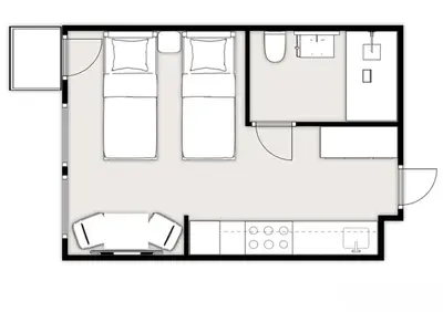 Plan piętra w obiekcie Mango Apartment City Center Wspolna