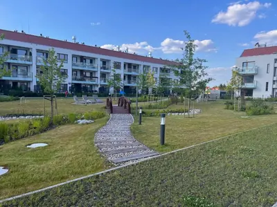 Ogród w obiekcie Apartament Wilanów Prestige
