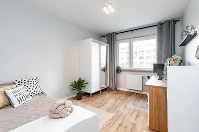 Kuchnia lub aneks kuchenny w obiekcie Apartament Wilanów Prestige
