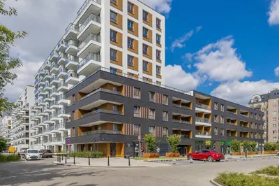 Budynek, w którym mieści się apartament