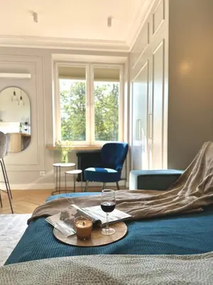 Część wypoczynkowa w obiekcie 'Bednarska' Fryderyk Apartment