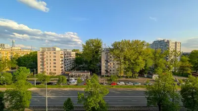 Budynek, w którym mieści się apartament