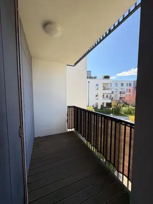 Balkon lub taras w obiekcie Nowoczesny Apartament na Ursynowie