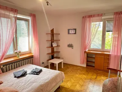 Łóżko lub łóżka w pokoju w obiekcie Warsaw City CENTER Studio Apartment