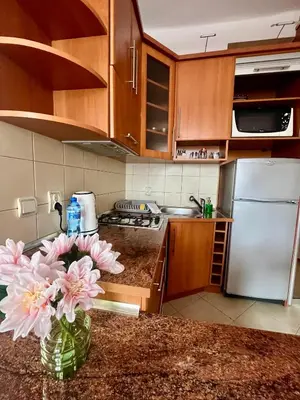 Kuchnia lub aneks kuchenny w obiekcie Warsaw City CENTER Studio Apartment