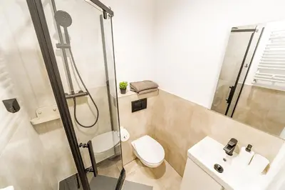 Łazienka w obiekcie Studio w śródmieściu Warszawy