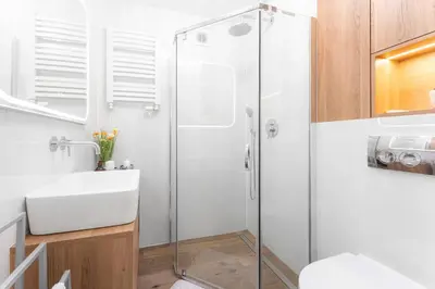 Łazienka w obiekcie Jerozolimskie Premium Apartment