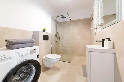 Łazienka w obiekcie 2-pokojowy Apartament Centrum