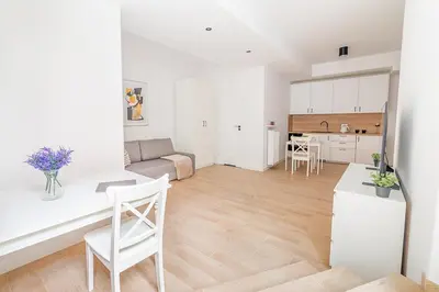 Kuchnia lub aneks kuchenny w obiekcie 2-pokojowy Apartament Centrum