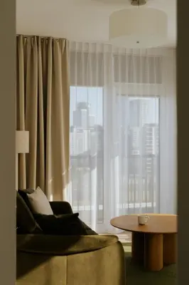 Część wypoczynkowa w obiekcie NEW! Apartament Krochmalna 61 - Browary Warszawskie