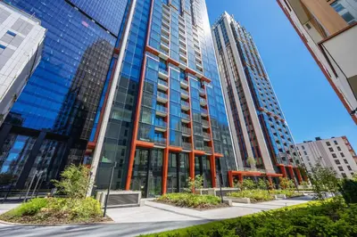Budynek, w którym mieści się apartament