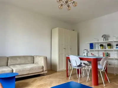 Część wypoczynkowa w obiekcie Dog of Warsaw Apartment - Odolańska