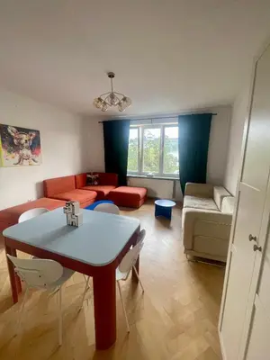 Część wypoczynkowa w obiekcie Dog of Warsaw Apartment - Odolańska
