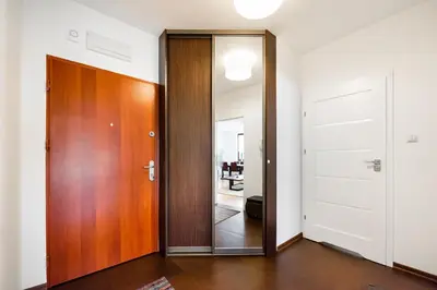Plan piętra w obiekcie Mokotów Sunlight Apartment by BookingHost