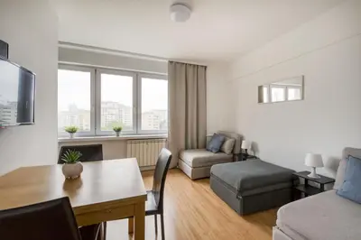 Część wypoczynkowa w obiekcie Labo Apartment Nowolipki Smocza