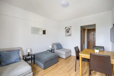 Część wypoczynkowa w obiekcie Labo Apartment Nowolipki Smocza
