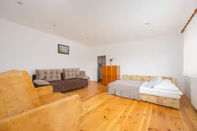 Część wypoczynkowa w obiekcie Spacious House with Parking & Garden by Noclegi Renters
