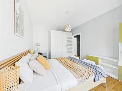 Łóżko lub łóżka w pokoju w obiekcie Dywizjonu 149A SuperApart