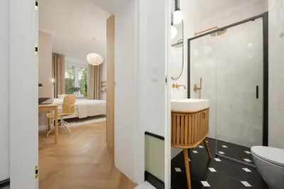 Łazienka w obiekcie Business Apartment on Mokotow District by Noclegi Renters