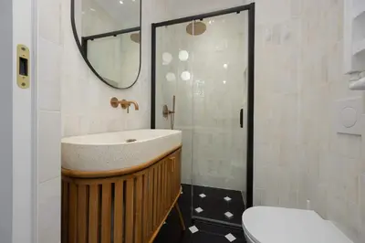 Łazienka w obiekcie Business Apartment on Mokotow District by Noclegi Renters