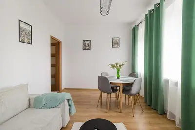Część wypoczynkowa w obiekcie Białobrzeska Apartment