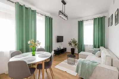 Telewizja i/lub zestaw kina domowego w obiekcie Białobrzeska Apartment
