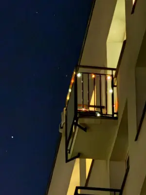Balkon lub taras w obiekcie Skyline Panorama Warszawa