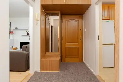 Plan piętra w obiekcie Spacious Apartment close to PGE Stadium in Warsaw by Noclegi Renters