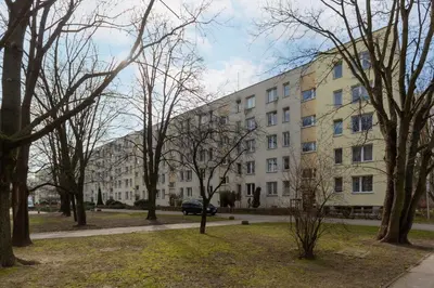 Budynek, w którym mieści się apartament
