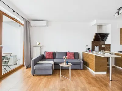 Część wypoczynkowa w obiekcie Aleja KEN 55 SuperApart - Blisko metra Imielin
