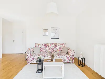 Część wypoczynkowa w obiekcie Okrzei 75 SuperApart Flowers Garden
