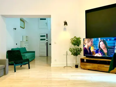 Telewizja i/lub zestaw kina domowego w obiekcie ModernApart