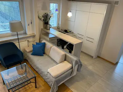 Część wypoczynkowa w obiekcie ComeWa Apartments