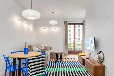 Telewizja i/lub zestaw kina domowego w obiekcie Pokorna 2 by NYX Apart