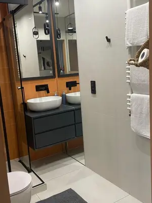 Łazienka w obiekcie Luxury apartments Wola