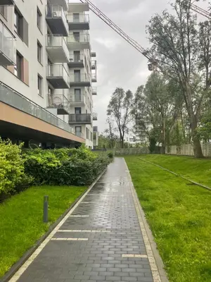 Budynek, w którym mieści się apartament