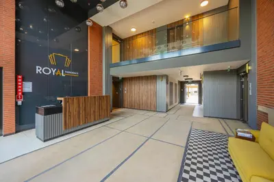Plan piętra w obiekcie Wonderful Studio close to Paley and Medicover with garden view