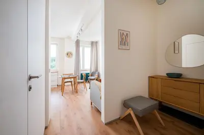 Plan piętra w obiekcie Dobra Powiśle Superior Apartment by BookingHost