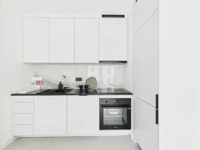 Kuchnia lub aneks kuchenny w obiekcie Prosta 69D SuperApart